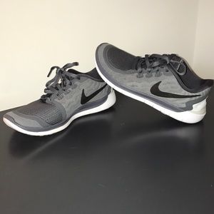 Nike free runs -- kids size 5